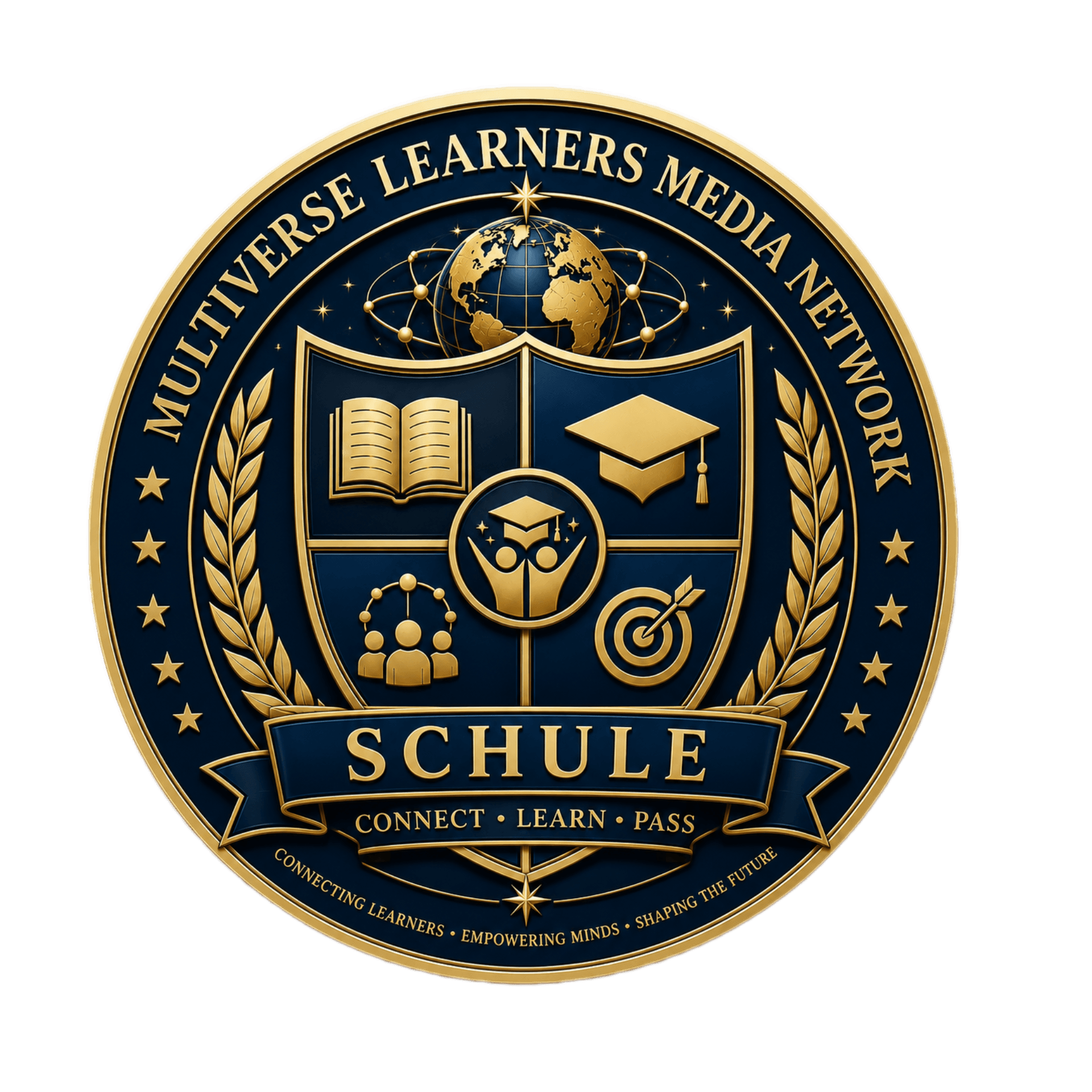 SCHULE Logo — Connect · Learn · Pass